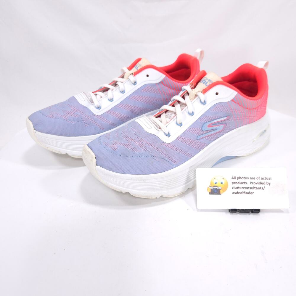 Skechers Go Run Atheltic Lace Up Running Shoe Womens Size 9.5 128312 Gray
